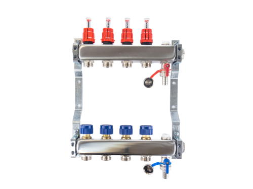 Rozdzielacz stal nierdzewna 4 obwody Standard 4