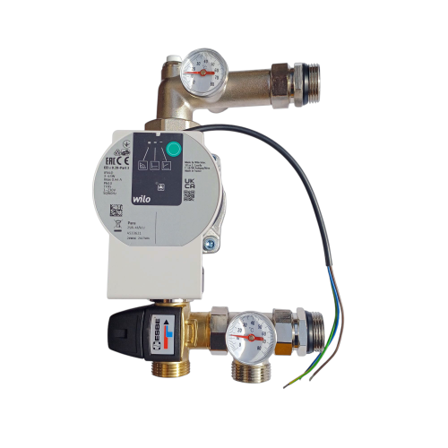Układ mieszania zestaw EV235PL z zaworem VTA1042 20-45C z pompą Wilo YONOS PARA RS25/6